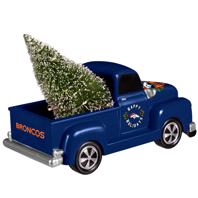 Denver Broncos Holiday Rally Truck Statue