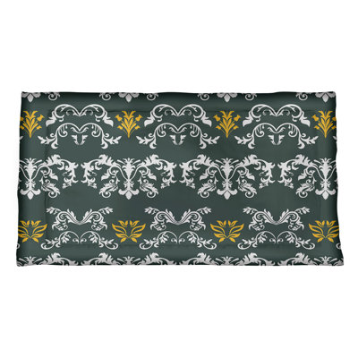 Football Baroque Pattern Pillow Sham