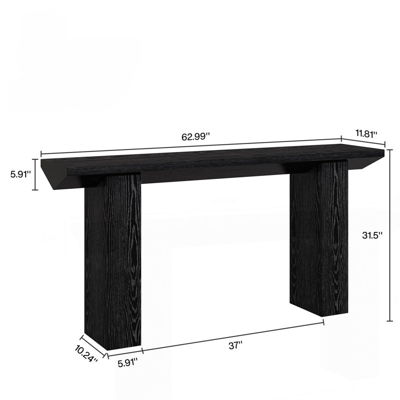 Console 63 po Industrial Farmhouse