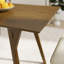 Table de salle à manger en bois avec chaises triangulaires Merrimac-661093078-661093076