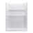 60" W x 32" D x 77“H Shower Combo Kit with Glue-Up Carrara White Shower Wall Panels and Center Drain Location White Shower Base-128835181-128835183