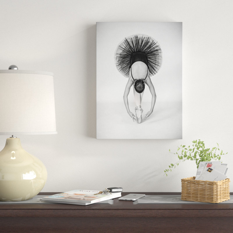 « ballet technique », reproduction de photo sur toile tendue, H 19 po x l 14 po x P 2 po