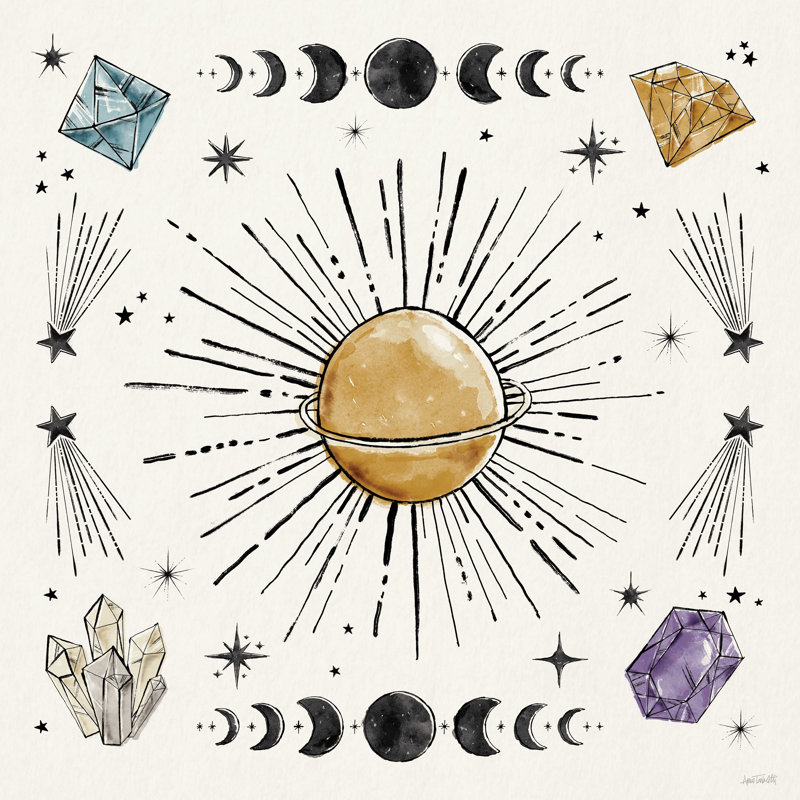 Lune mystique VII, H 12 po x l 12 po