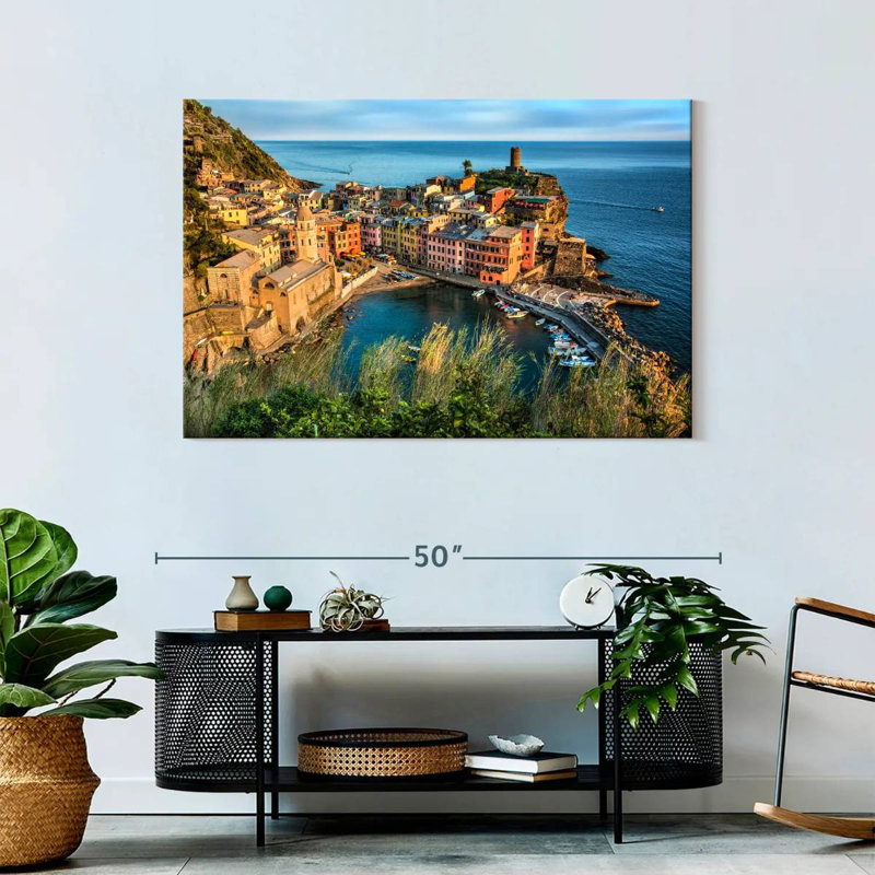 Gillard Vernazza dans les Cinque Terre, H 30 po x l 45 po