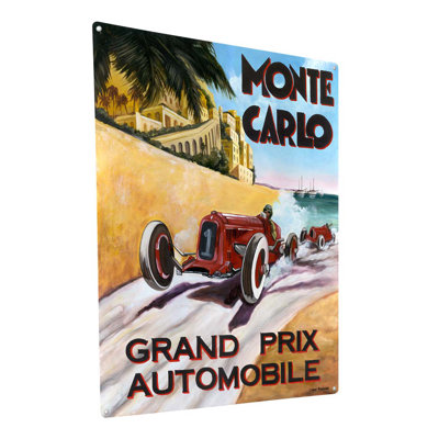 «Monte Carlo», impression sur métal