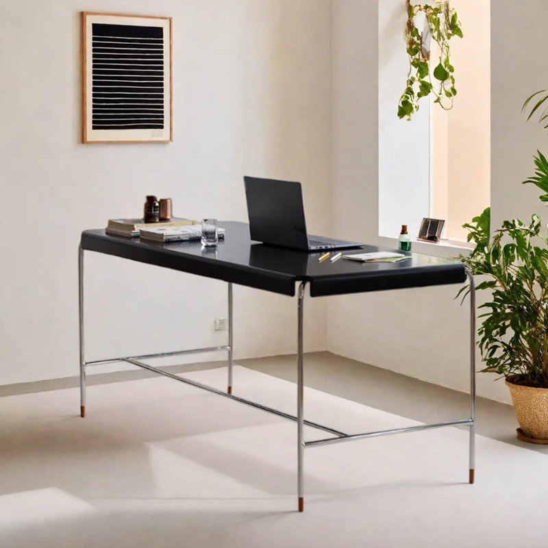 Modern Style Simple Rectangular Writing Desk, 29.52" H x 62.99" W x 27.55" D