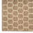 Koebe Geometric Reversible Indoor / Outdoor Area Rug in Tan-828140421