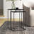 Fraley Iron Top End Table