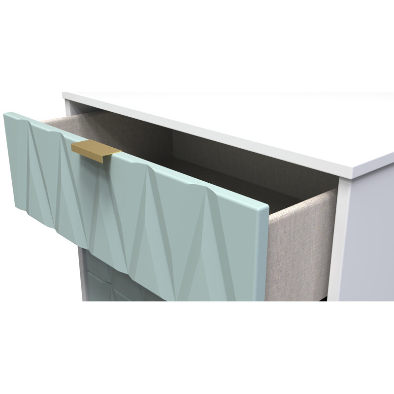Baturhan 3 Drawer Chest (Ready Assembled), Duck/White