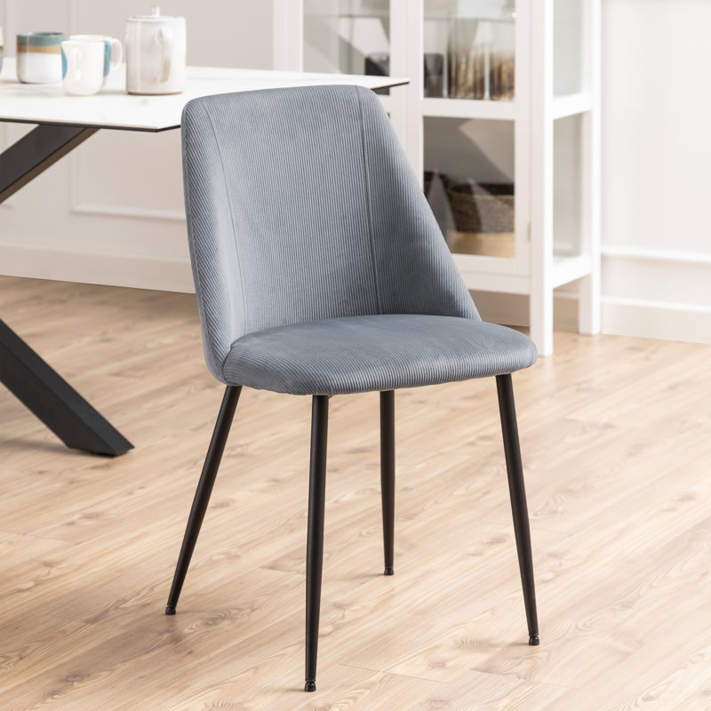 Manohar 48.5cm H Upholstered Side Chair, Grey