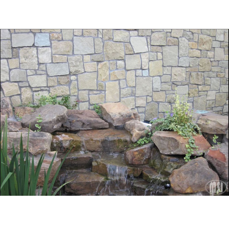 Sydney Glow 18 in. x 26 in. x 1.25 in. Quartzite Mesh-Backed Flagstone Paver (203.5 sq. ft./unit, 74 Pieces)