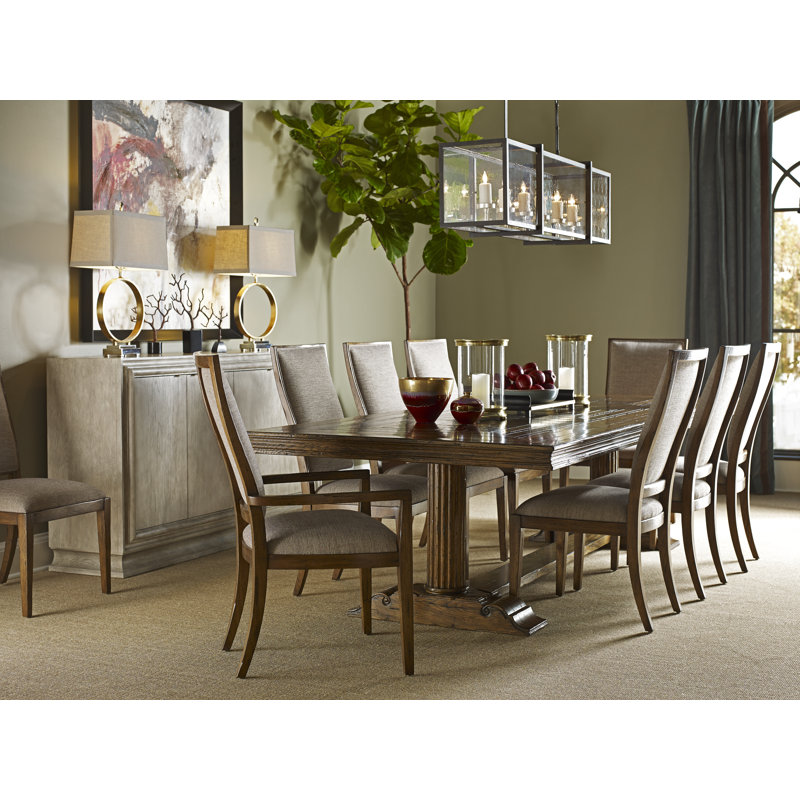 Envelope Upholstered Dining Chair, Charcoal, F1392-Fatigue