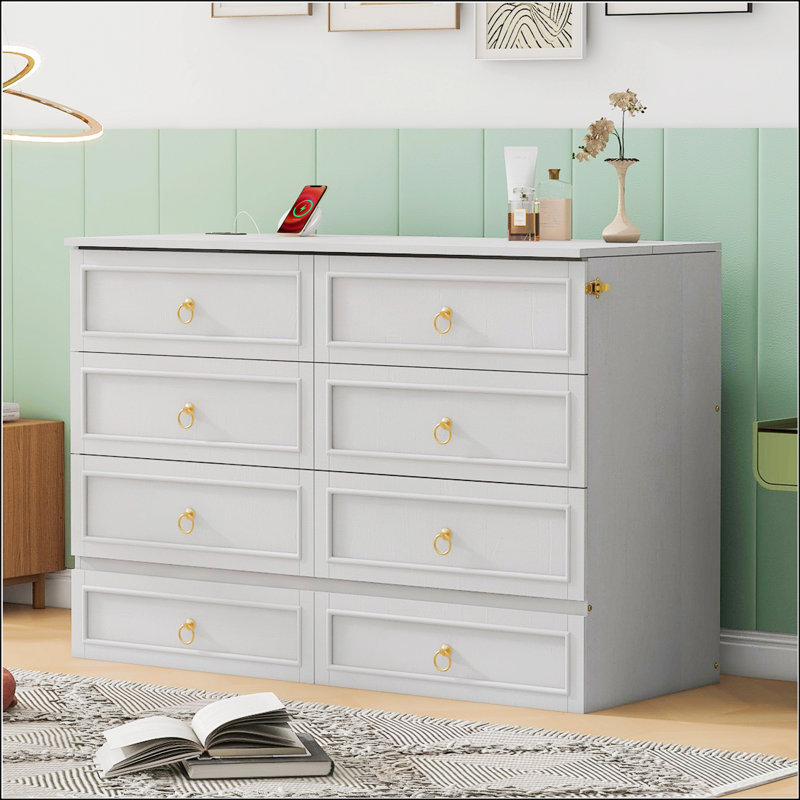 Grand lit escamotable avec tiroirs de rangement, une solution de chambre à coucher compacte et élégante