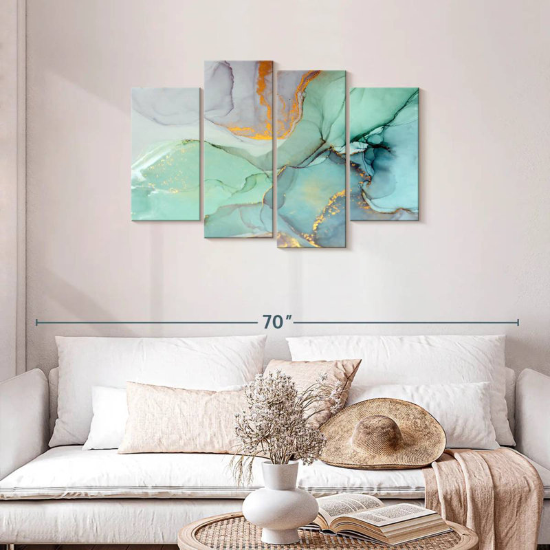 Avery Green Bronze Abstract, 27" H x 43" W