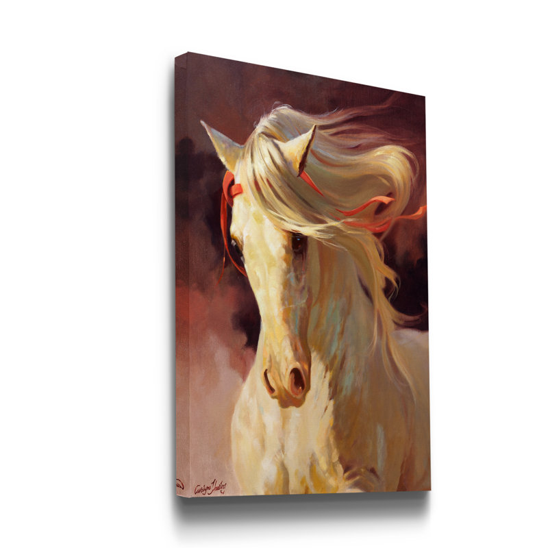 Reproduction d’art sur toile tendue « Blanco », H 20 po x l 16 po x P 1 po
