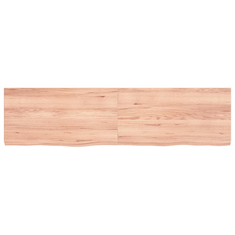 Bathroom Countertop Solid Wood, Light Brown
