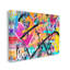 «Vivid Love Graffiti Collage Single Photo Frame» par Madeline Blake sur toile-190946927