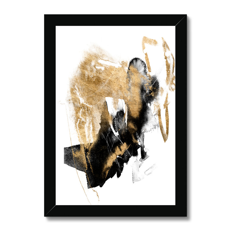 Splash I by Jennifer Goldberger - Print, Black Framed Paper Print, 34cm H x 24cm W