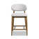 Gefjun Upholstered Counter Stool with Solid Wood Frame