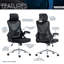 Chaise de bureau ergonomique Essential avec appui-tête et soutien lombaire