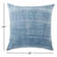 Oreiller en duvet bleu / blanc Jaipur Living Morgan (carré de 22 po)-2062199203