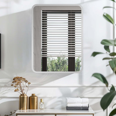 Modern Wall-Mount or Recessed Bathroom Medicine Cabinet