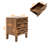 19.7“w Solid Wood Drawers Nightstand-107078679