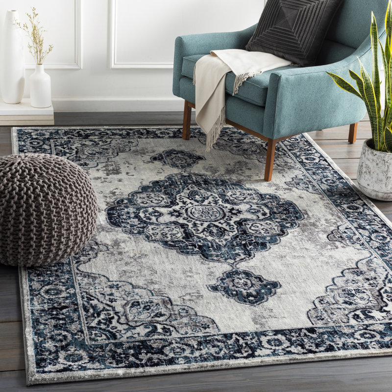 Roughton Oriental Indoor Rug, Rectangle 5'3" x 7'3"