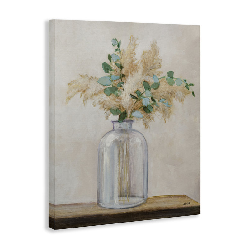 Eucalyptus Herb Vase Canvas Wall Art by Julia Purinton, 20" H x 16" W