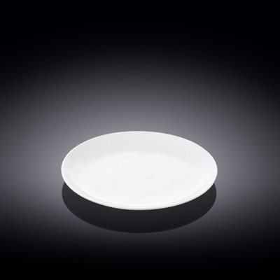 Fine Porcelain Rolled Rim Bread Plate 15cm Set of 6
