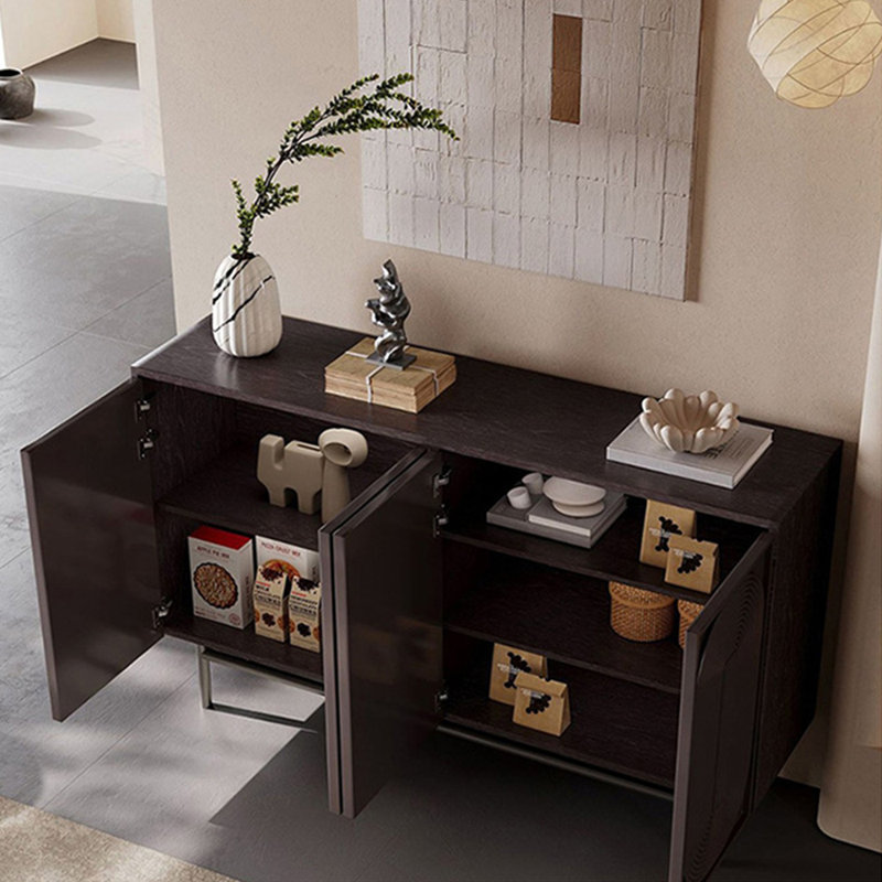 Armoire de rangement moderne et minimaliste, H 33,46 po x l 62,99 po x P 15,75 po