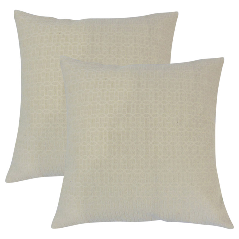 Coussin décoratif géométrique , Brun clair