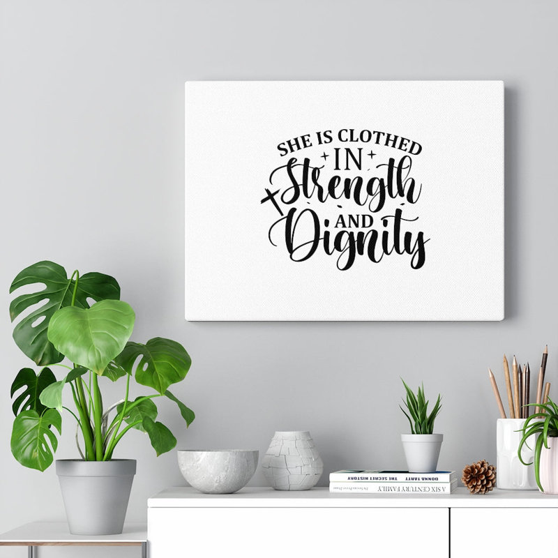Strength And Dignity - Wrapped Canvas Print, 61cm H x 76cm W