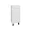 Meuble-lavabo de salle de bain avec lavabo, 1 porte, 4 pieds-1714221176