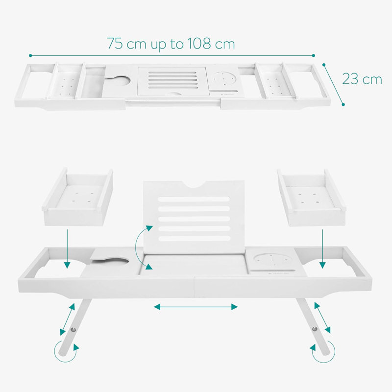 Bamboo Bathroom Accessory Tray