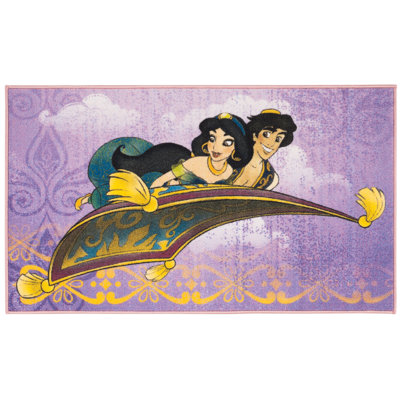 Disney Purple/Yellow Area Rug
