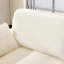 PLUSH CLOUD LOVESEAT: Canapé modulaire modulaire à 2 places avec coussins en chenille et 2 coussins décoratifs - Taille compacte pour appartement, salon, chambre à coucher