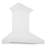 ZLINE 30 in. Wooden Wall Mount Range Hood in Shiplap Bright White Finish