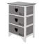 Sheyla Solid Wood 38cm W 3 - Drawer Chest of Drawers