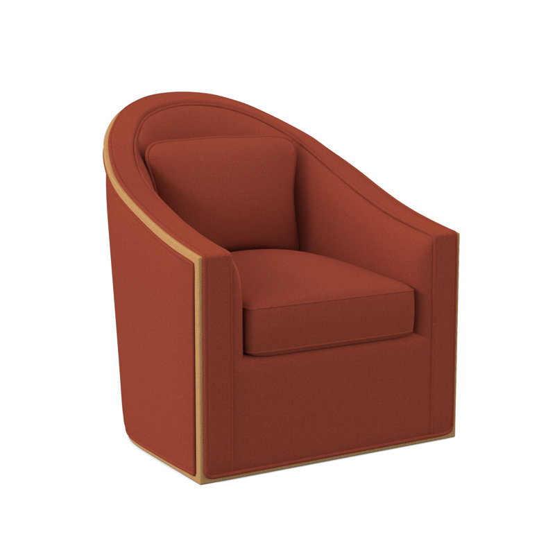 Fauteuil pivotant Academy, Ambre, Mélange de polyester Margaret Tangelo