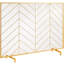 1 Panel Iron Fireplace Screen