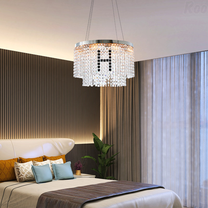 Lustre en cristal de style moderne