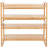 Vallis 12 Pair Solid Wood Shoe Rack