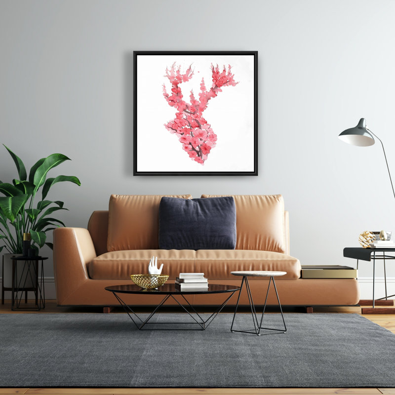«Deer With Cherries Blossom»