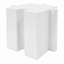 Ensemble de 3 tables de casse-tête artistiques, tables d'appoint modulaires MGO avec emboîtement (2 convexes et 1 concave), capacité de 200 lb pour l'intérieur et l'extérieur-132467489