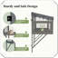 Boîte de fenêtre en bois extensible pour chat Catio