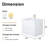 30 " White Wall-Mounted Single Bathroom Vanity Set