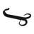 Scroll Wrought Iron Wall Mounted Robe Hook