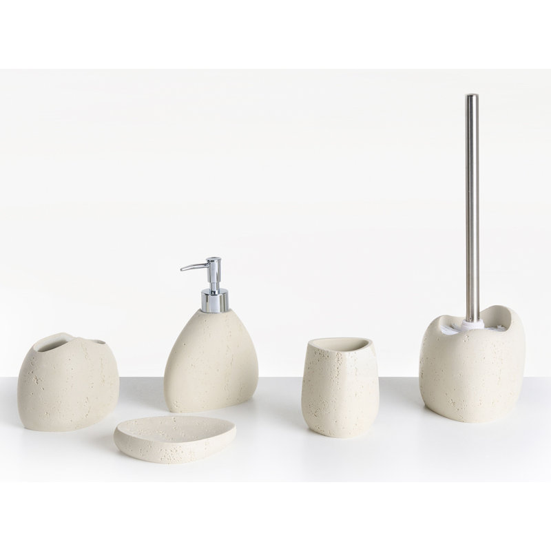 Bathroom Accessory Set, Beige