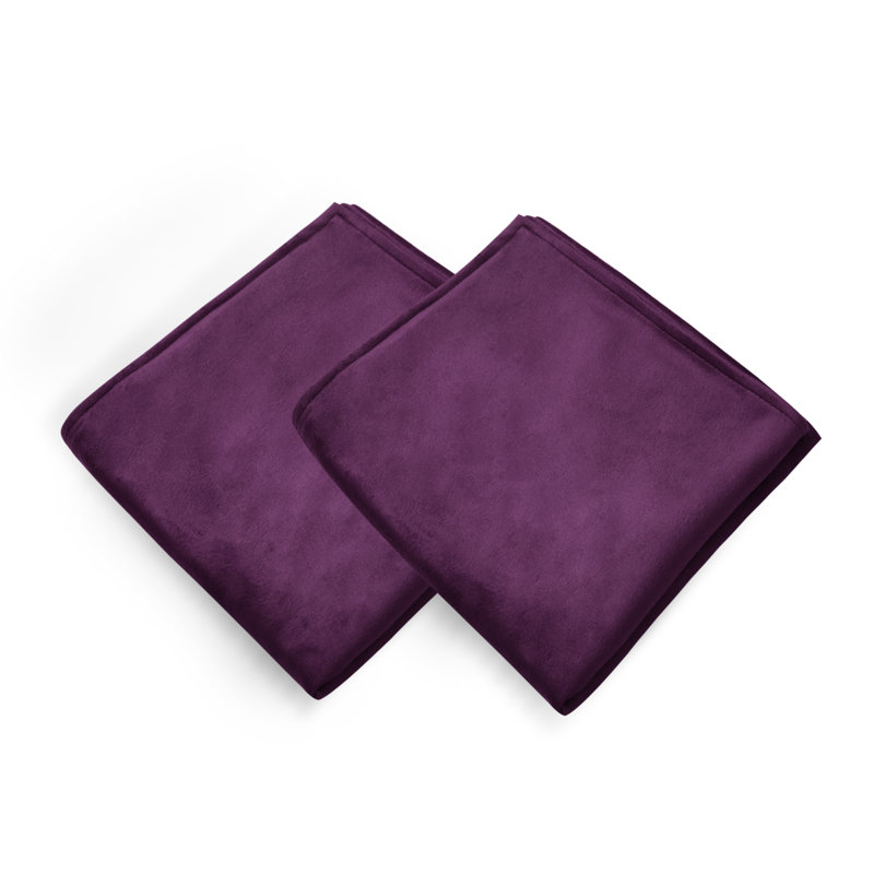 Fritch Square Cushion Cover, 55cm H x 55cm W x 1cm D, Purple